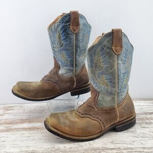 Potro Rebelde Square Toe Western Boots Mens 8